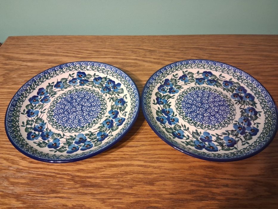 2 Talerze sniadaniowe 20cm GAT1 Ceramika Art.  Boleslawiec