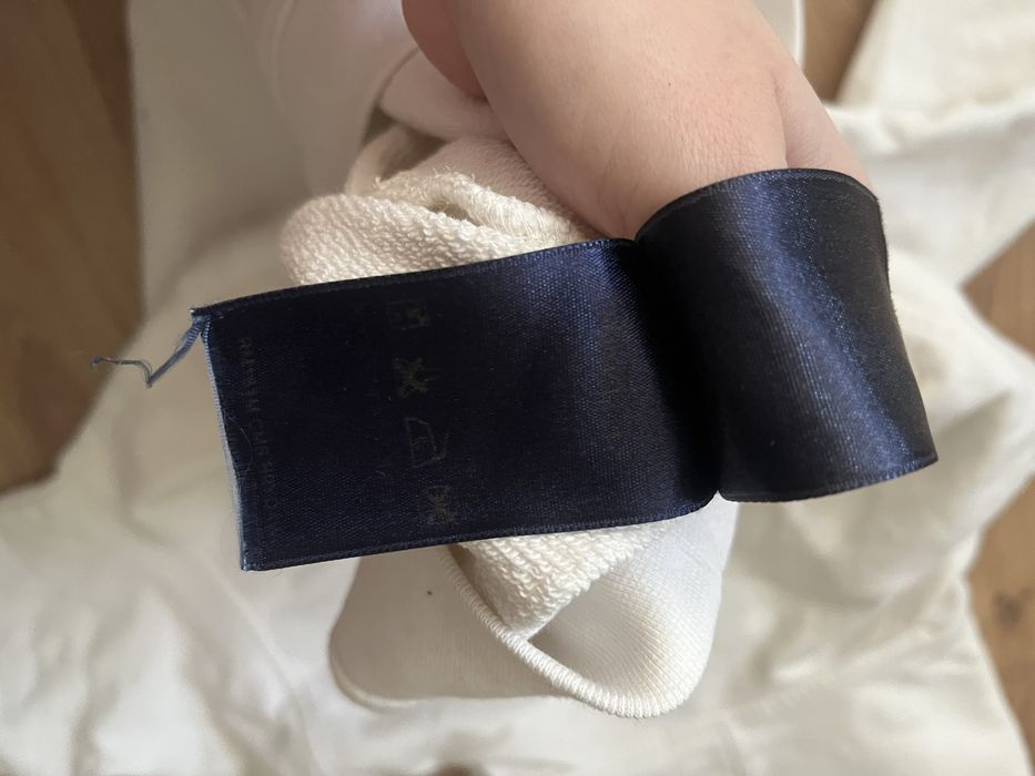 Bluza Louis Vuitton z kapturem biała kremowa