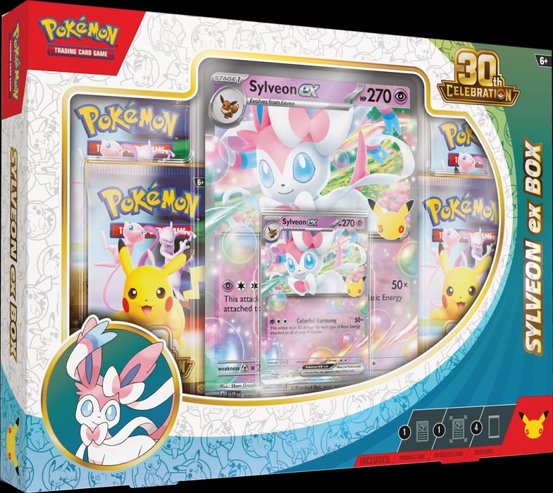 Pokémon TCG: 30th Celebration - Ex Box - Sylveon ex nowa sklep PlanszON Wawa
