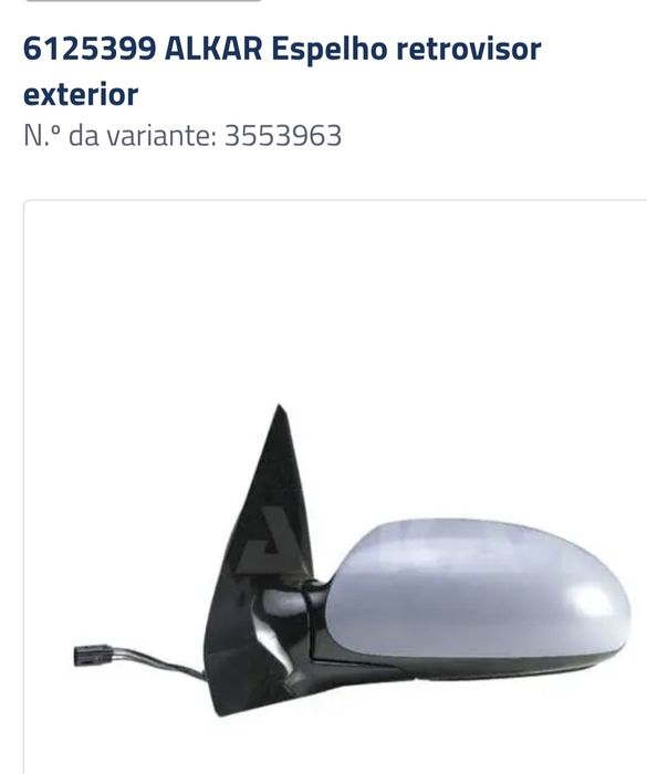 Espelho Retrovisor Esquerdo Novo Ford Focus 1998-04