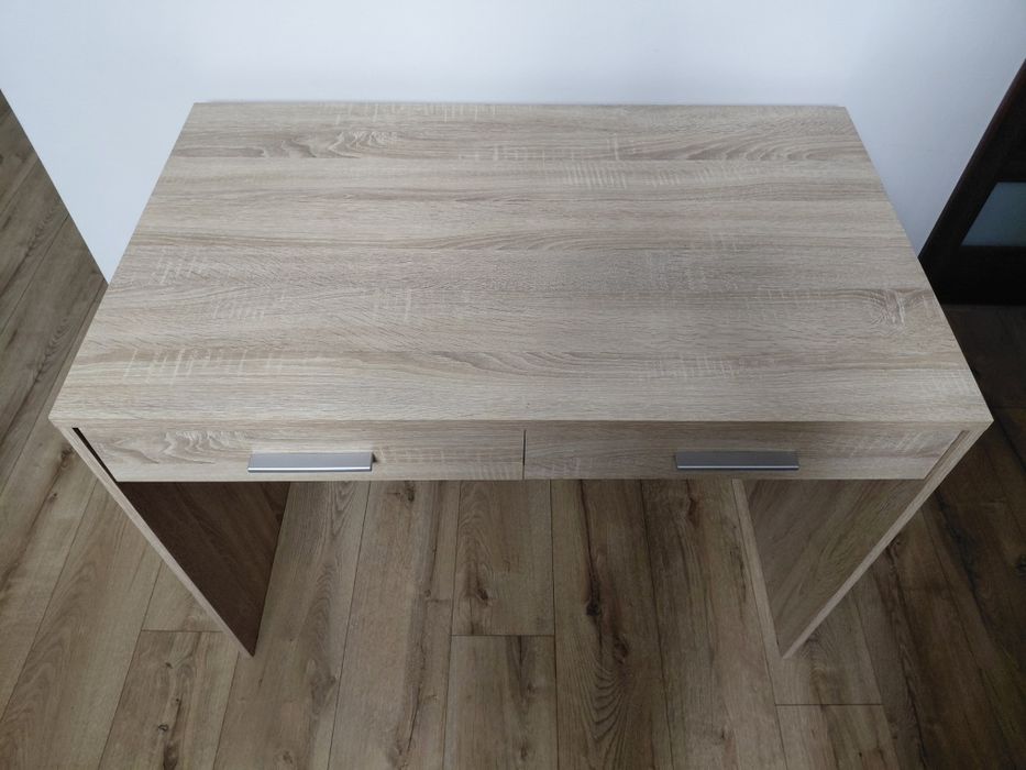 biurko dąb sonoma 100×60 Nepo Plus  Black Red White BRW