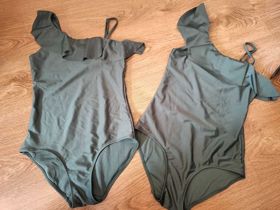 Stroje kąpielowe h&m 134/140 dla bliźniaczek