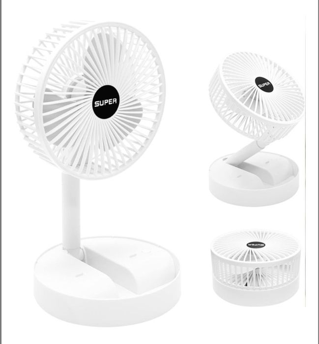 Вентилятор працюэ  від акумулятора та usb