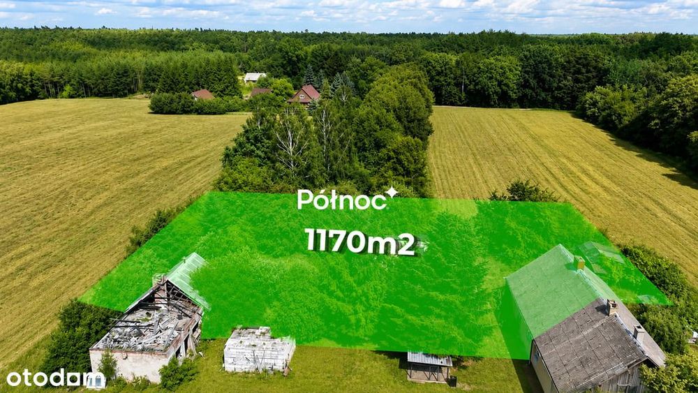 Siedlisko w Stańkowie wśród lasu-5min od Chełma