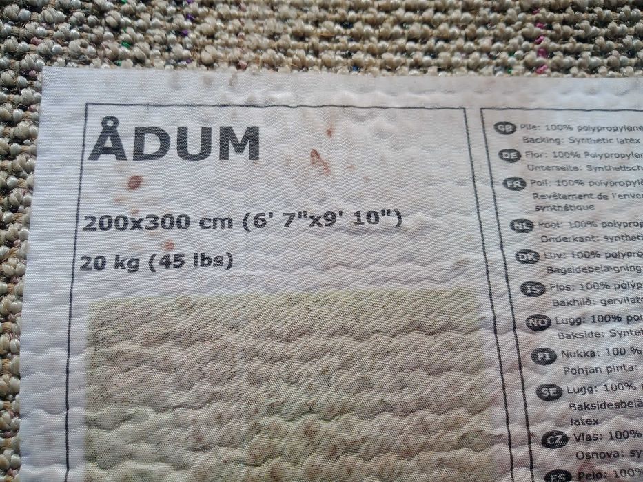 Carpete 2m x 3metros