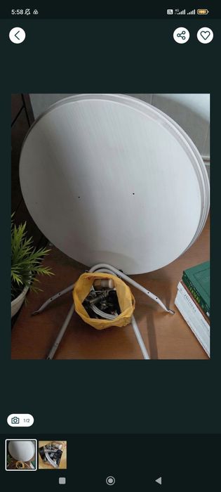 Супутникова Антена 90° 2шт