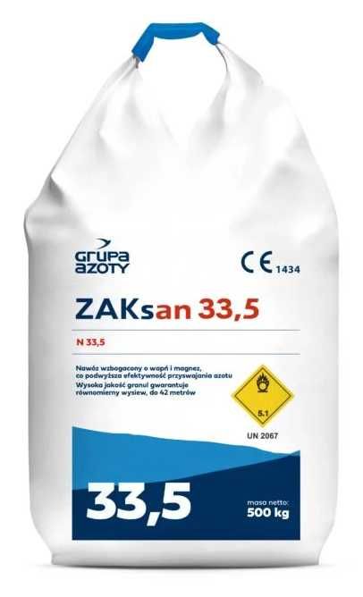 Zaksan Saletra Amonowa granulowana 33,5%N