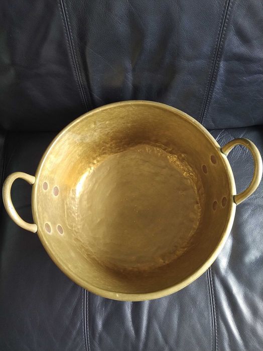 Antiga panela, tacho, alguidar, caldeira grande dimensão em cobre