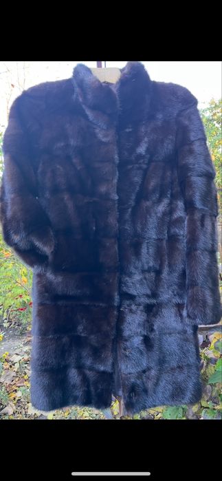 Шуба норка натур