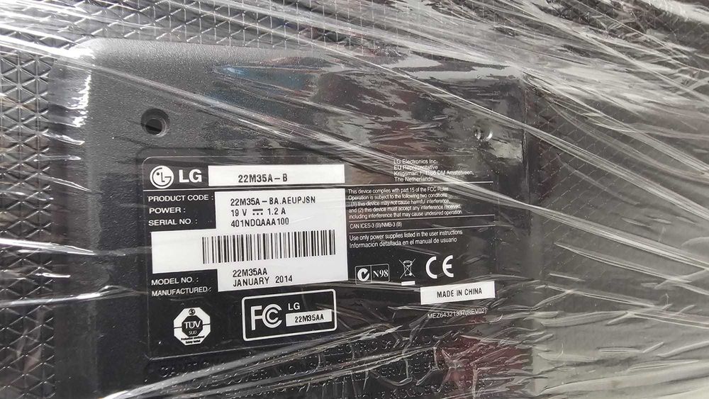 Monitor TFT LG 22M35A-B