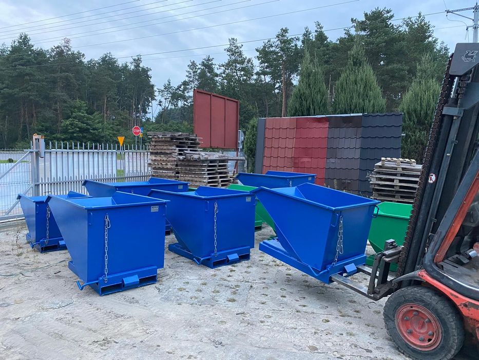 Kontener samowysypowy 300 litrów pojemnik typu koleba koliba