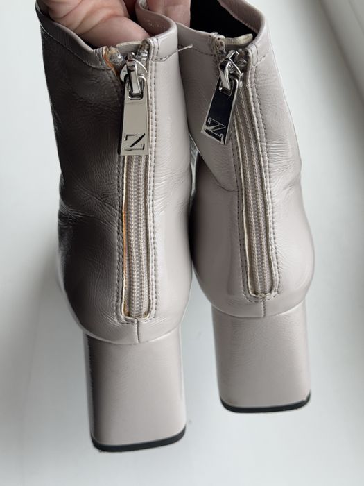 Лакові ботинки черевики zara