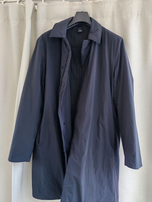 Sobretudo preto Mango XXL