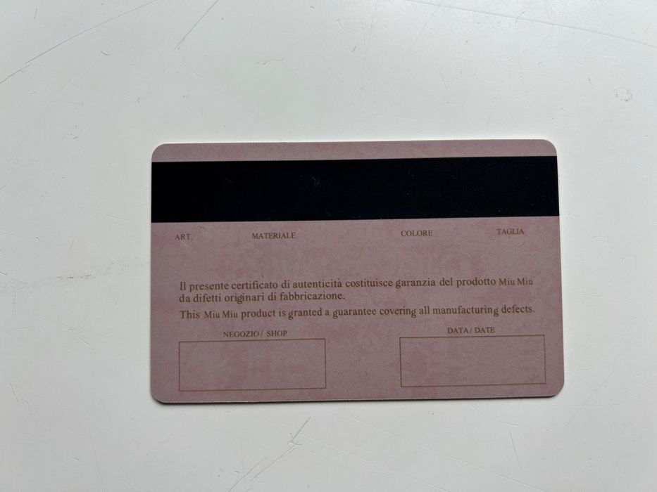 Portfel  skórzany Miu Miu