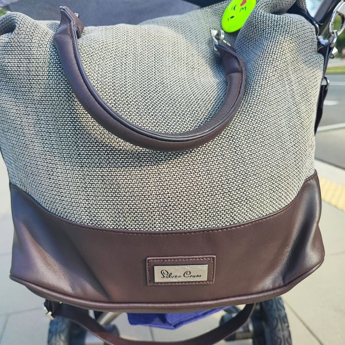 Wózek silver cross 2w1 spacerówka plus gondola pompowane koła jak nowy