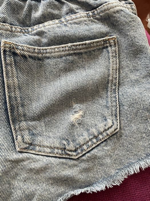 Super spodenki jeansowe Zara dziewczece r134/9