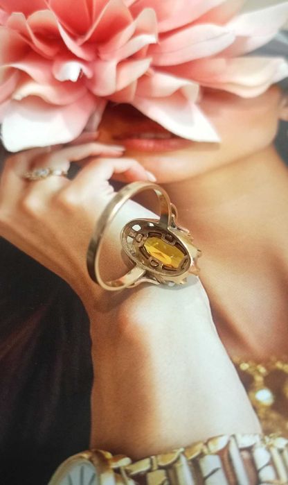 Złoty pierścionek p.585/5,38g