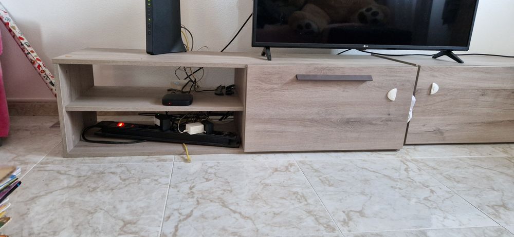 Móvel TV Conforama 260 cm | Modular, como novo