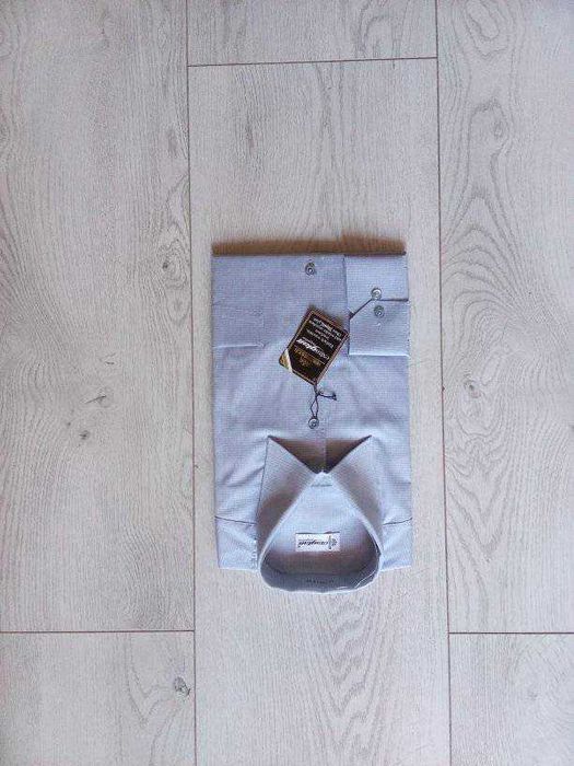 męska koszula w drobną kratkę marki Walbusch bawełna