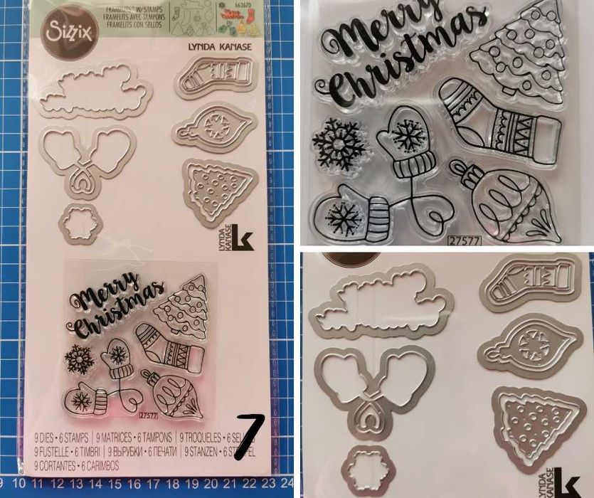 Cortantes vários Sizzix novos - Natal e Inverno - Entrega imediata
