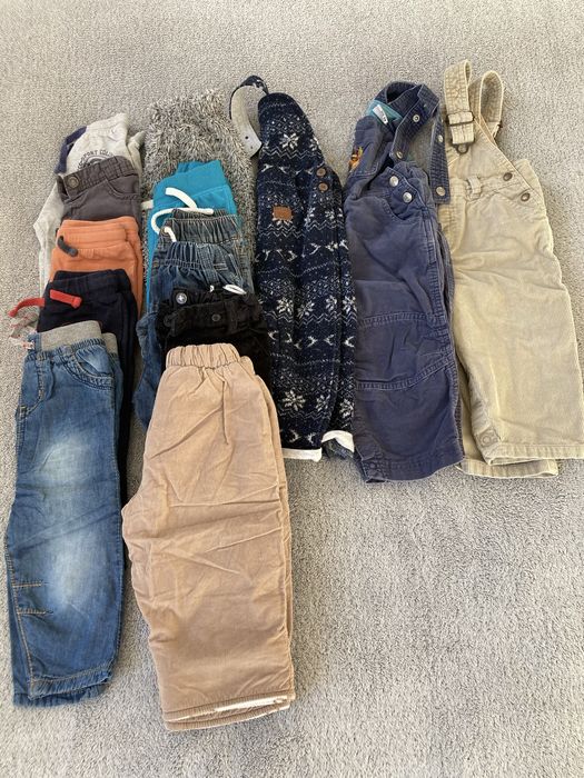 spodnie dla chłopca r.74/80 - komplet