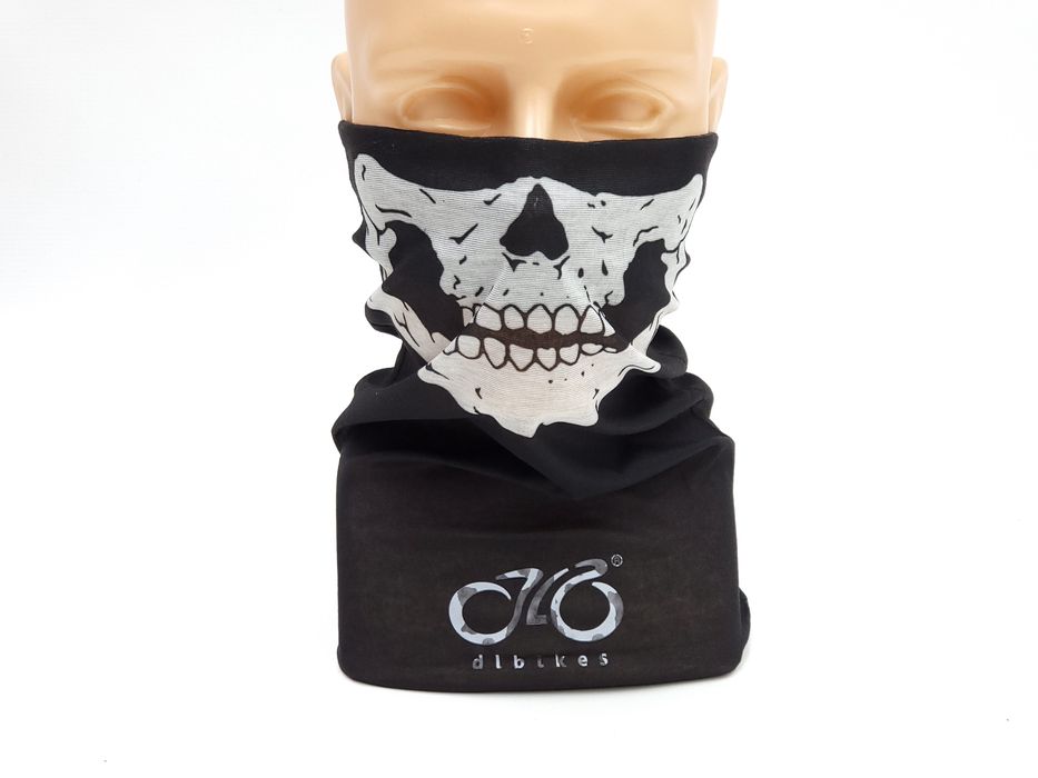 NOWY Komin czarny Oryginał DLBIKES Skull na rower narty prezent