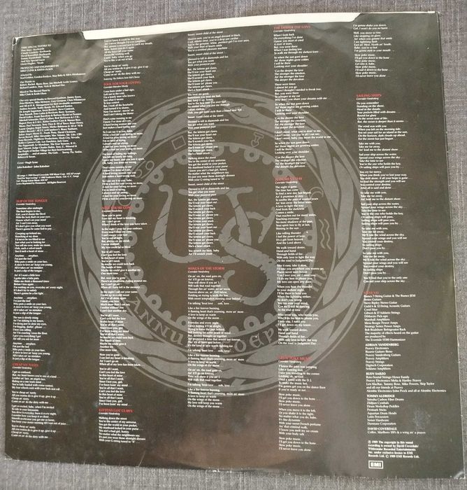 Whitesnake – Slip Of The Tongue (Original 1989 Europe Vinyl LP)