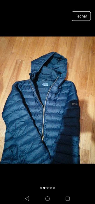 Casaco azul para todas as estações