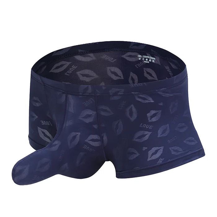 Męskie Przeźroczyste Bokserki w Formie Ocieplacza Na Penisa w USTA - M