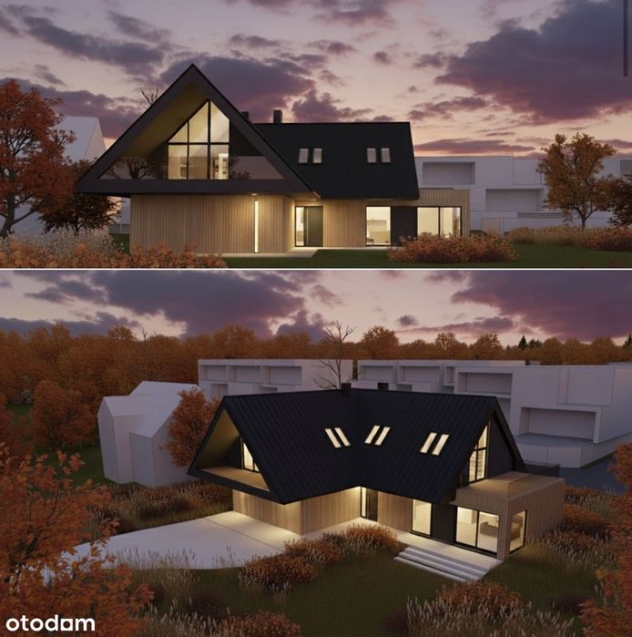Zielonki | 8,3a działka z pozwoleniem na budowę domu premium 201 m²