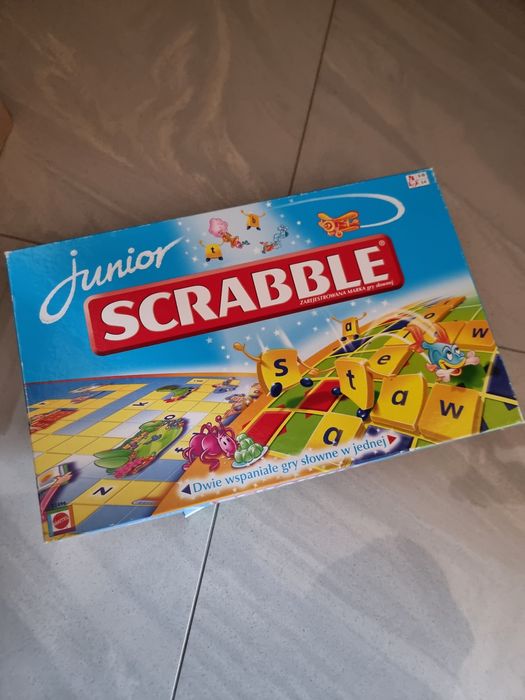 Gry planszowe Scrabble junior i ortografia na wesoło