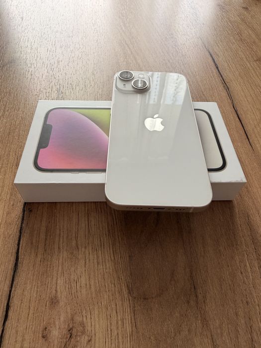 iPhone 14 128 GB – stan bardzo dobry + nowy pokrowiec+ kabel