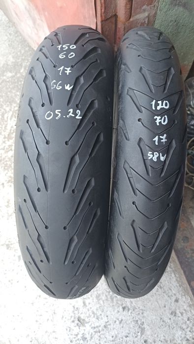 Michelin road 5 6 120 140 150 160 180 190 200 17 мотошина резина скати покришки гума склад 2024