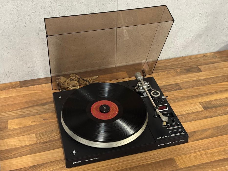 Philips AF 977 Automatic – gramofon Quartz PLL Direct Control Vintage Hi-Fi