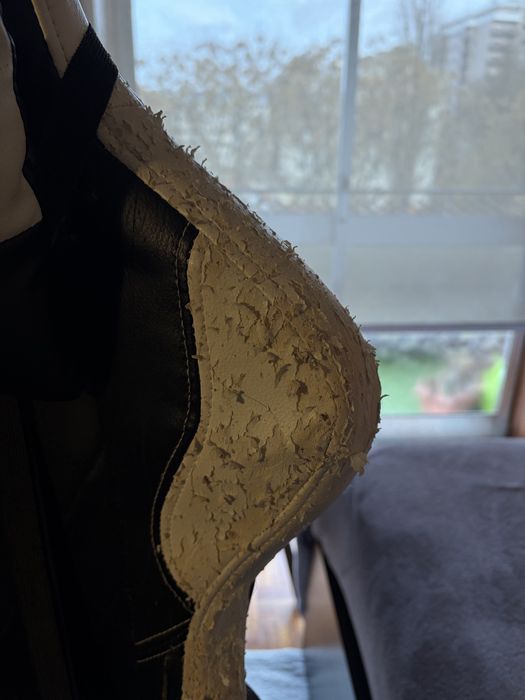 Cadeira BT Racing Preta e Branca