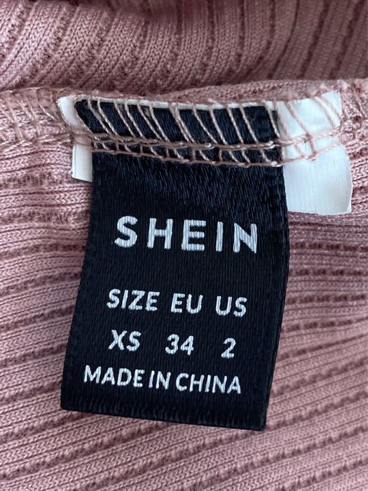 Vestido justo com racha - Shein