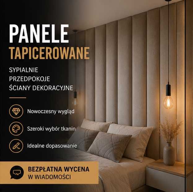 Panele tapicerowane i lamele ścienne na wymiar pomiar i wycena za darmo