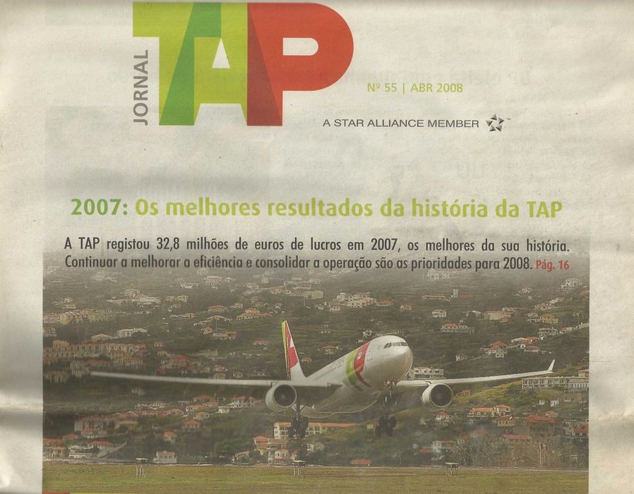 Jornal da TAP - Abril 2008