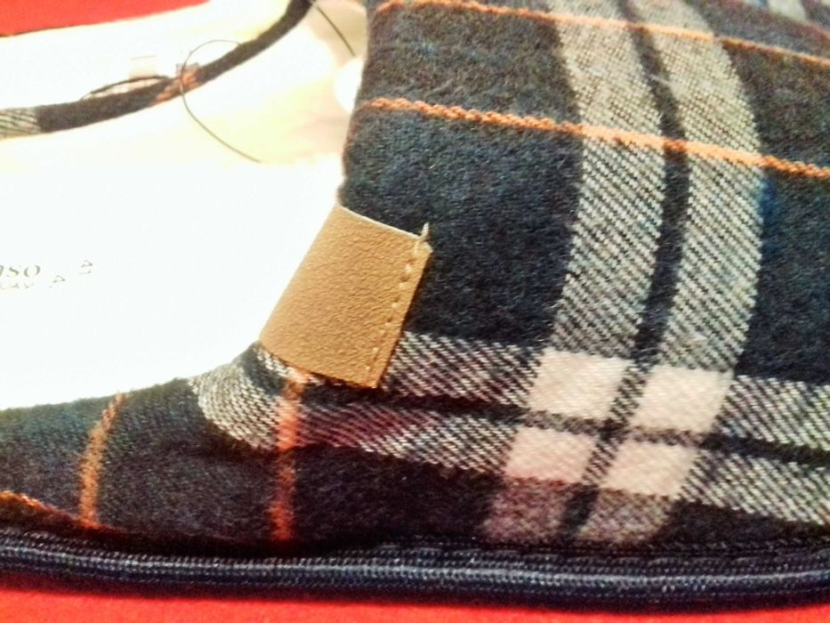 Kapcie unisex w kratę ciepłe miękkie wygodne nowe