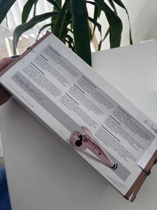 Babyliss Rose Blush Curl автоматичні щипці для кучерів