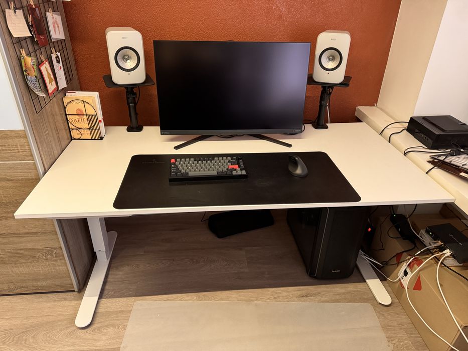 (Продаж до 7.02) Регульований стіл, 80*160, STAVANGER JYSK, h 65-85см