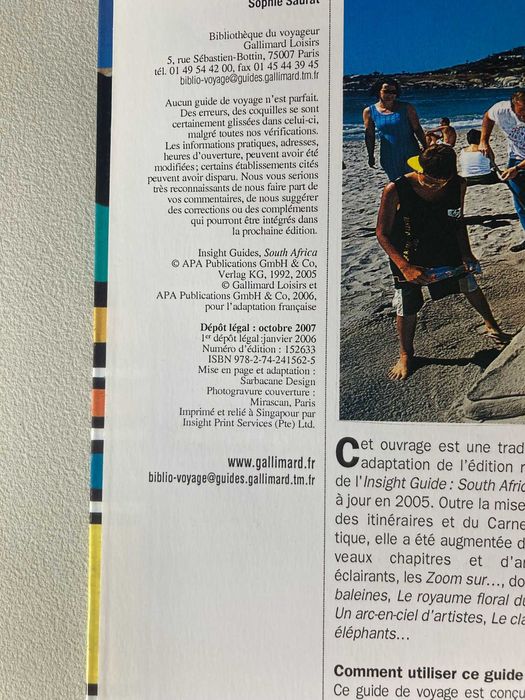 Bibliothèque du Voyageur: Afrique du Sud