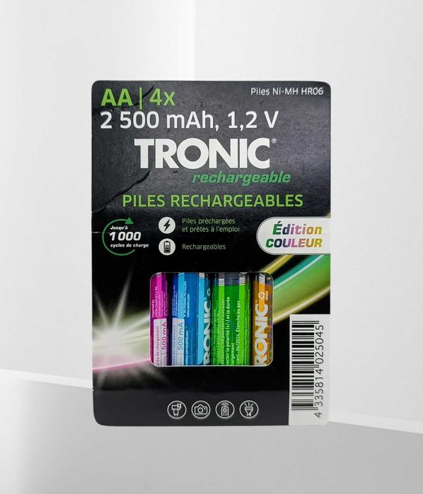 Аккумуляторы пальчиковые AA Tronic  2500 mAh 1.2V (4 шт.)