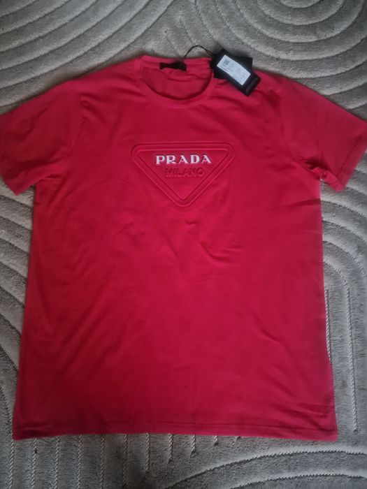 T-shirt męski Prada