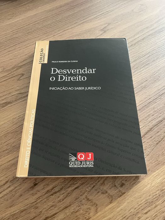 Livro Desvendar o Direito Paulo Ferreira da Cunha