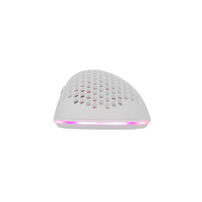 Mysz bezprzewodowa LIONEL White Shark 10 000 DPI RGB 6D Gaming