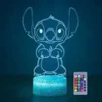 Lâmpada, luz de presença Stitch. Brinquedo