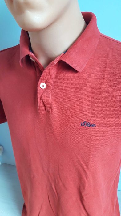 Koszulka polo S.Oliver czerwona