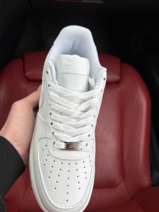 (ОПЛАТА ПІСЛЯ ОГЛЯДУ)Nike Air Force 1 Classic Premium White Найк Аір