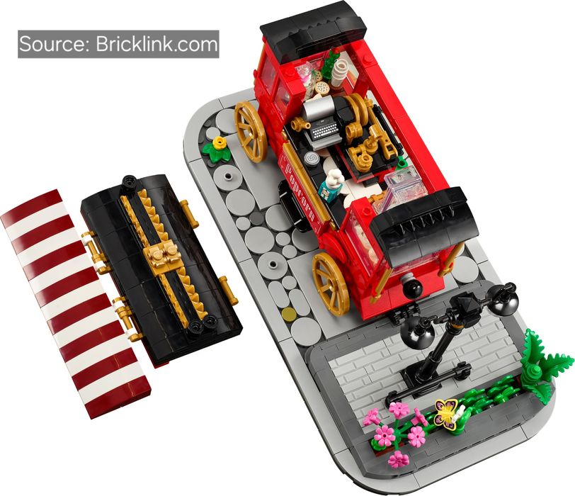 ENVIO GRATIS-LEGO 910052 Popcorn Wagon (Bricklink Series 5)